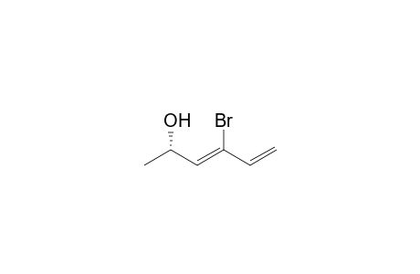 (2S,3Z)-4-bromanylhexa-3,5-dien-2-ol