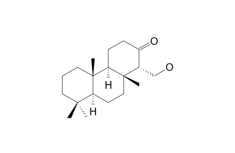 14-.alpha.-Hydroxymethyl-8-.beta.-methylpodocarpan-13-one