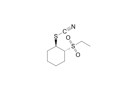 thiocyanic acid, trans-2-(ethylsulfonyl)cyclohexyl ester