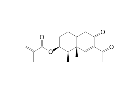 3.beta.-[(2"-methylacryloyl)oxy]-8-oxo-12-nor-eremophyl-6-en-11-one