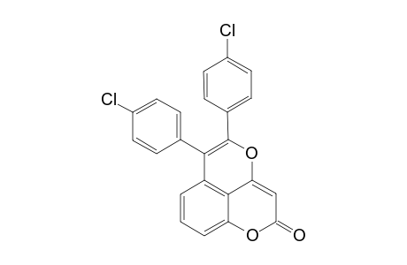 5,6-Bis(4-chlorophenyl)pyrano[2,3,4-de]-1-benzopyran-2-one
