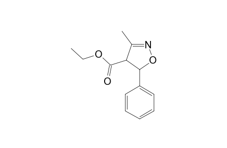 (+/-)-ETHYL-3-METHYL-5-PHENYL-2-ISOXAZOLINE-4-CARBOXYLATE