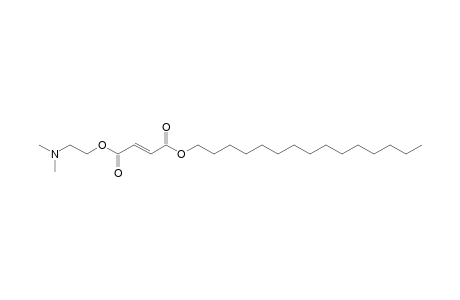 Fumaric acid, 2-dimethylaminoethyl pentadecyl ester