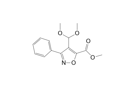 Methyl 4-dimethoxymethyl-3-phenylisoxazole-5-carboxylate