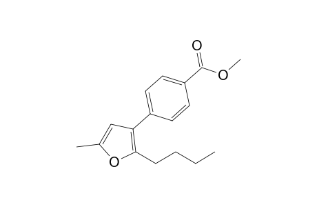 4-(2-butyl-5-methyl-3-furanyl)benzoic acid methyl ester