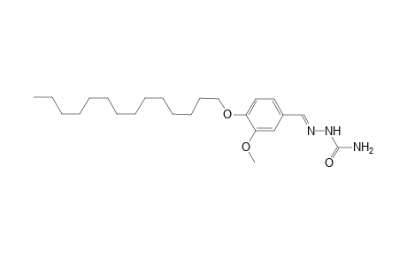 1-[(E)-(3-methoxy-4-tetradecoxy-phenyl)methylideneamino]urea