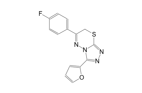 6-(4-fluorophenyl)-3-(2-furyl)-7H-[1,2,4]triazolo[3,4-b][1,3,4]thiadiazine