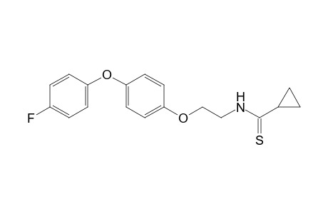 Cyclopropanecarbothioamide, N-[2-[4-(4-fluorophenoxy)phenoxy]ethyl]-