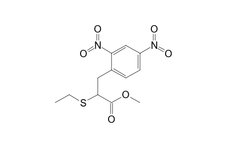 Methyl 2-(ethylthio)-3-(2',4'-dinitrophenyl)propionate
