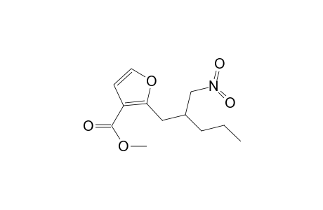 1-(3-Carbomethoxy-2-furyl)-2-(nitromethyl)pentane