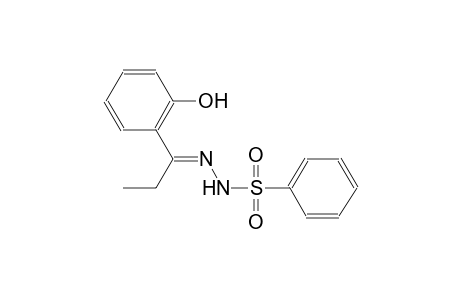 N'-[(E)-1-(2-hydroxyphenyl)propylidene]benzenesulfonohydrazide