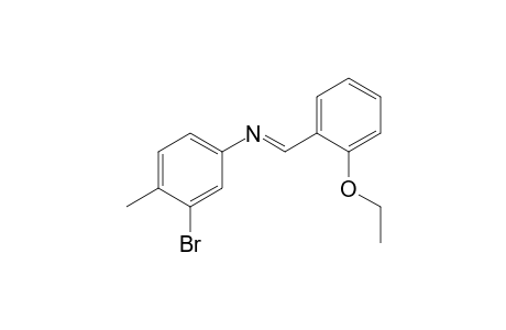 3-Bromo-N-[(E)-(2-ethoxyphenyl)methylidene]-4-methylaniline