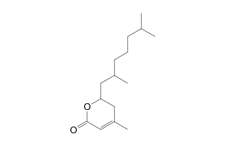 6-(2,6-Dimethylheptyl)-4-methyl-5,6-dihydro-2H-pyran-2-one