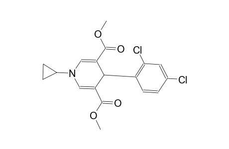 dimethyl 1-cyclopropyl-4-(2,4-dichlorophenyl)-1,4-dihydro-3,5-pyridinedicarboxylate