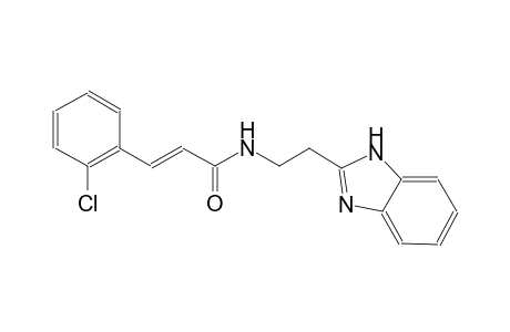2-propenamide, N-[2-(1H-benzimidazol-2-yl)ethyl]-3-(2-chlorophenyl)-, (2E)-