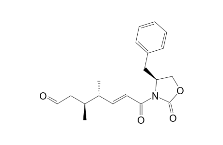 (E)-(3S,4S)-7-((S)-4-Benzyl-2-oxo-oxazolidin-3-yl)-3,4-dimethyl-7-oxo-hept-5-enal