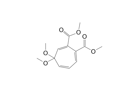7,7-Dimethoxy-2,3-bis(methoxycarbonyl)cyclohepta-1,3,5-triene