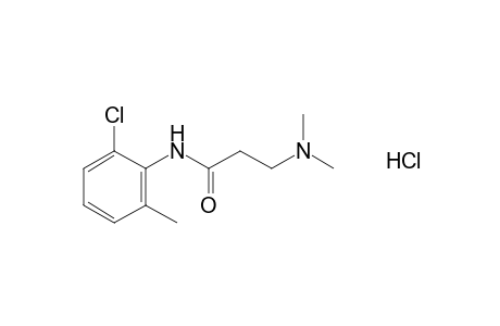 6'-chloro-3-(dimethylamino)-o-propionotoluidide, monohydrochloride