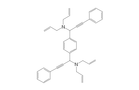 N,N-Diallyl-N-(1-[4-[1-(diallylamino)-3-phenyl-2-propynyl]phenyl]ohenyl}-3-phenyl-2-propynyl)amine