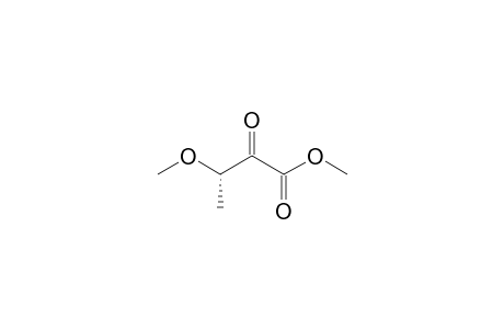 Methyl (3S)-3-methoxy-2-oxobutanoate