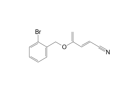 (E)-4-(2-Bromobenzyloxy)penta-2,4-dienenitrile