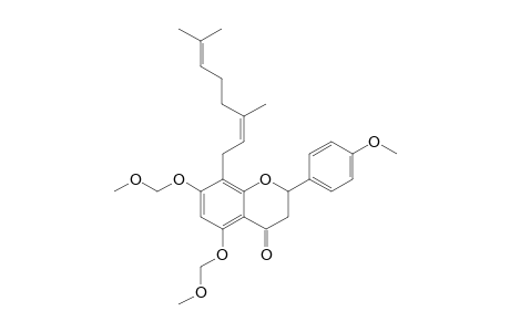 5,7-Bis[(methoxy)methoxy]-4'-methoxy-8-(1''-geranyl)flavanone