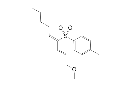 (2E,4Z)-1-Methoxy-4-(4-methylphenyl)sulfonyl-2,4-nonadiene