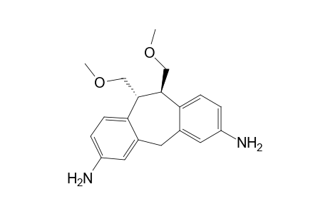 5H-Dibenzo[a,d]cycloheptene-3,7-diamine, 10,11-dihydro-10,11-bis(methoxymethyl)-, (10R-trans)-