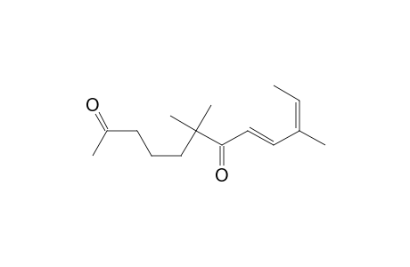 8,10-Dodecadiene-2,7-dione, 6,6,10-trimethyl-, (E,E)-