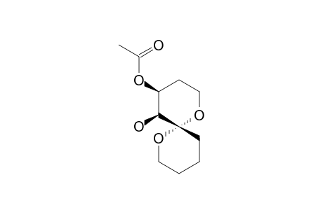 (4R*,5R*,6R*)-4-acetoxy-1,7-dioxaspiro[5.5]undecan-5-ol