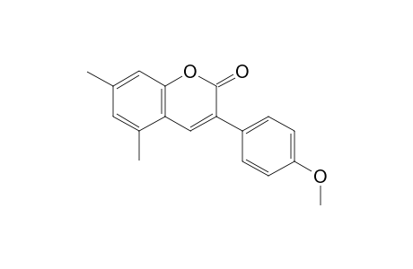 3-(4-Methoxyphenyl)-5,7-dimethyl-2H-chromen-2-one