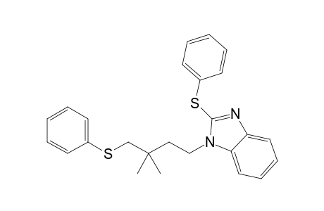 1-(3,3-dimethyl-4-phenylsulfanyl-butyl)-2-phenylsulfanyl-benzimidazole