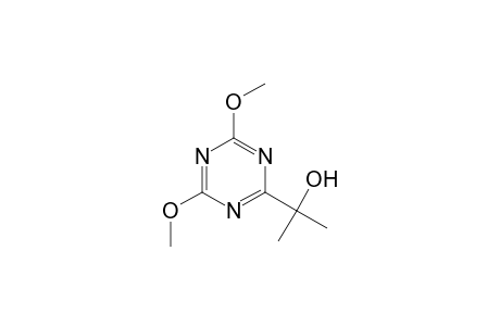 2-(4,6-Dimethoxy-1,3,5-triazin-2-yl)propan-2-ol