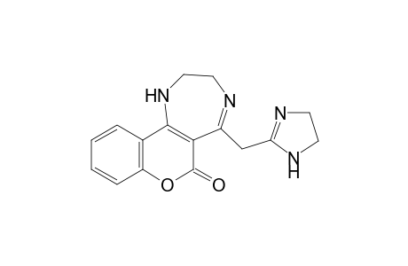 5-(4,5-Dihydro-1H-imidazol-2-ylmethyl)-2,3-dihydrochromeno[4,3-e][1,4]diazepin-6(1H)-one