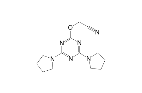 2-[(4,6-dipyrrolidin-1-yl-1,3,5-triazin-2-yl)oxy]acetonitrile