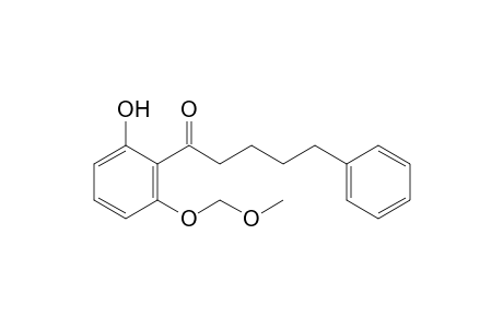 1-[2-(methoxymethoxy)-6-oxidanyl-phenyl]-5-phenyl-pentan-1-one