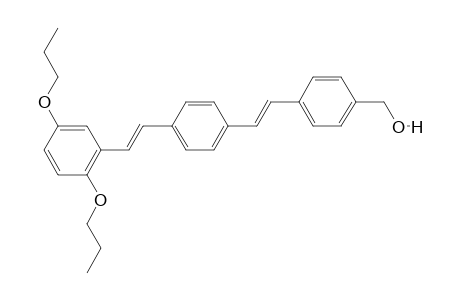 [4-[(E)-2-[4-[(E)-2-(2,5-dipropoxyphenyl)ethenyl]phenyl]ethenyl]phenyl]methanol