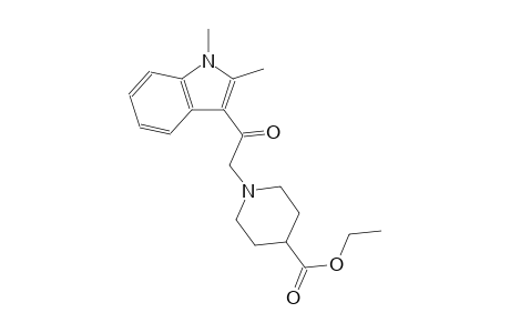ethyl 1-[2-(1,2-dimethyl-1H-indol-3-yl)-2-oxoethyl]-4-piperidinecarboxylate