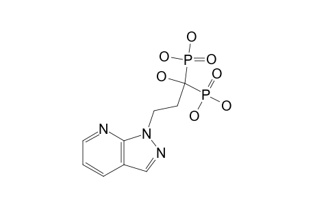 1-HYDROXY-3-(1H-PYRAZOLO-[3,4-B]-PYRIDIN-1-YL)-PROPANE-1,1-DIYLBIS-(PHOSPHONIC-ACID)