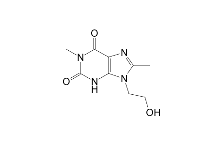 9-(2-hydroxyethyl)-1,8-dimethyl-3H-purine-2,6-dione