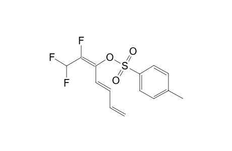 (2Z,4E)-1,1,2-Trifluoro-3-(tosyloxy)hept-2,4,6-triene