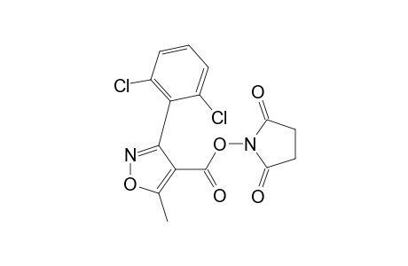 3-(2,6-dichlorophenyl)-5-methyl-4-isoxazolecarboxylic acid, ester with N-hydroxysuccinimide