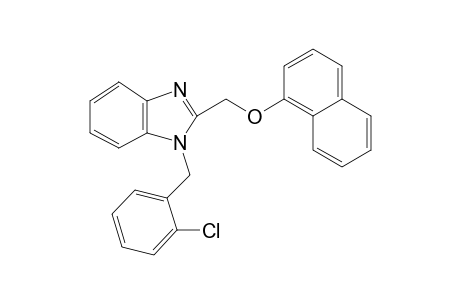 1-(2-Chlorobenzyl)-2-(1-naphthoxymethyl)benzimidazole