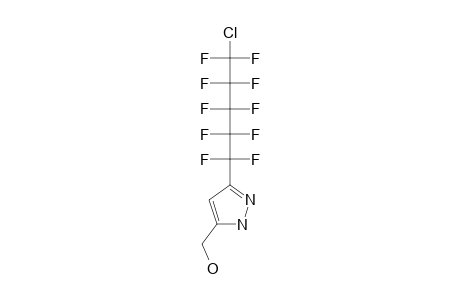 3-(5-CHLORODECAFLUOROPENTYL)-5-HYDROXYMETHYLPYRAZOLE