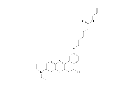 6-[9-(diethylamino)-5-oxidanylidene-benzo[a]phenoxazin-2-yl]oxy-N-prop-2-enyl-hexanamide