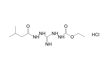 1-[(ethoxycarbonyl)amino]-3-(isovalerylamido)guanidine, hydrochloride