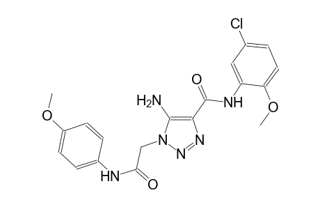 5-amino-N-(5-chloro-2-methoxyphenyl)-1-[2-(4-methoxyanilino)-2-oxoethyl]-1H-1,2,3-triazole-4-carboxamide