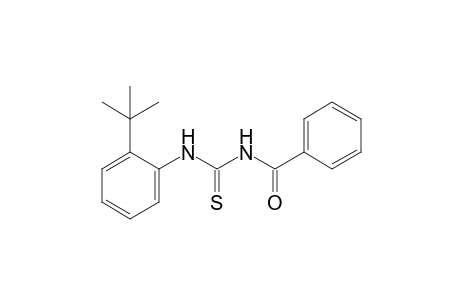 1-benzoyl-3-(o-tert-butylphenyl)-2-thiourea