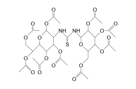 N-(1,3,4,6,7-Penta-O-acetyl-2-deoxy-B-D-glycero-L-gluco-hepto-py-2-Y L)-N'-(2,3,4,6-tetra-O-acetyl-B-D-gluco-py)-thiourea