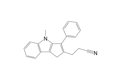 3-(4-Methyl-3-phenyl-1H-cyclopenta[b]indol-2-yl)propanenitrile